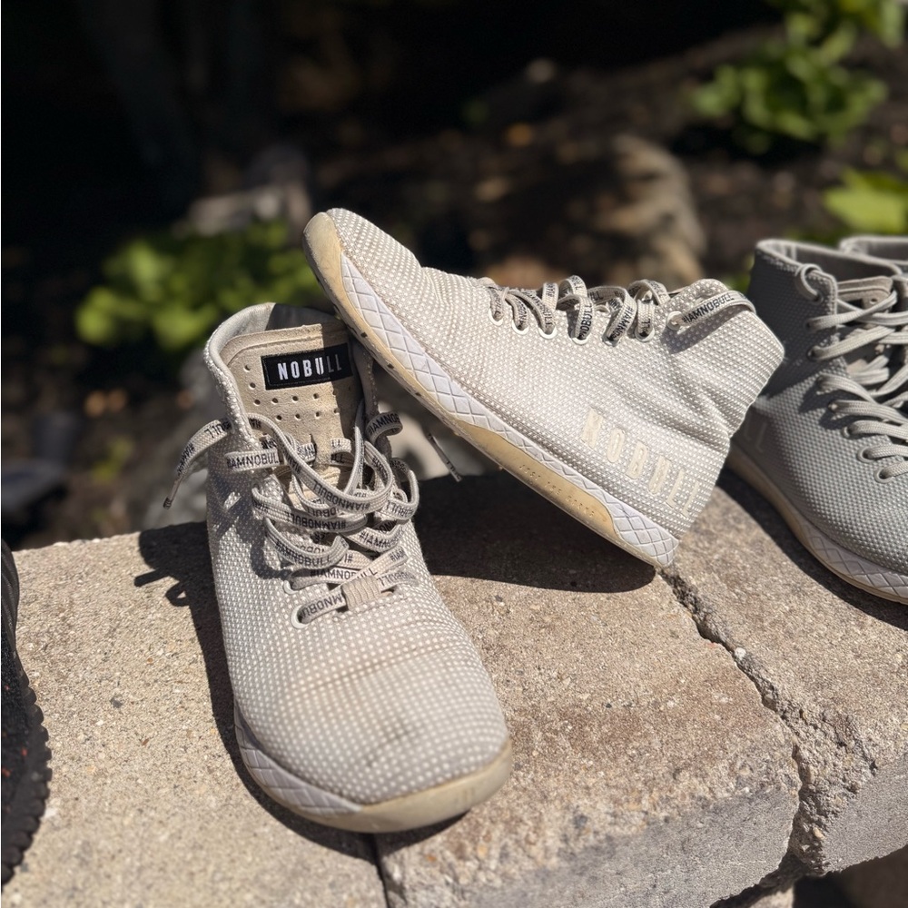 White Women’s NoBull High Tops 8.5